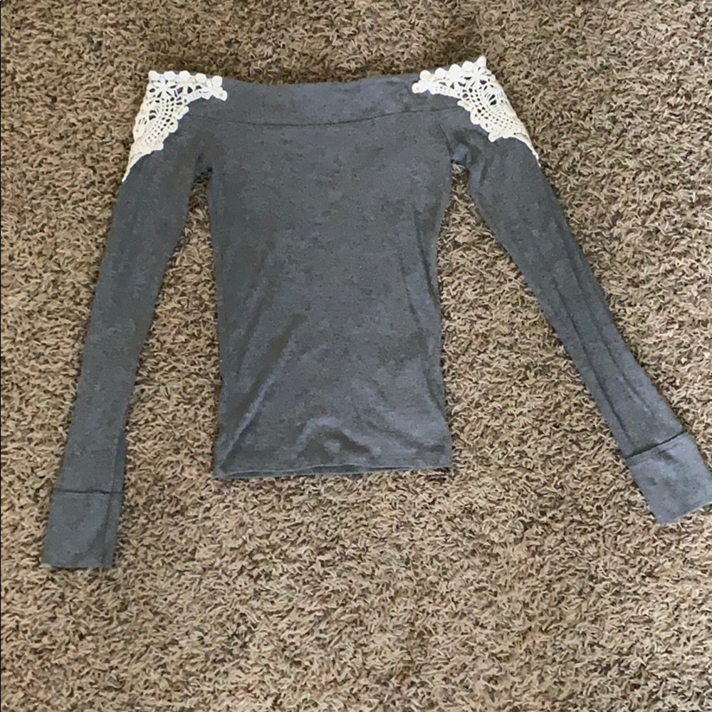 Hollister off the shoulder top